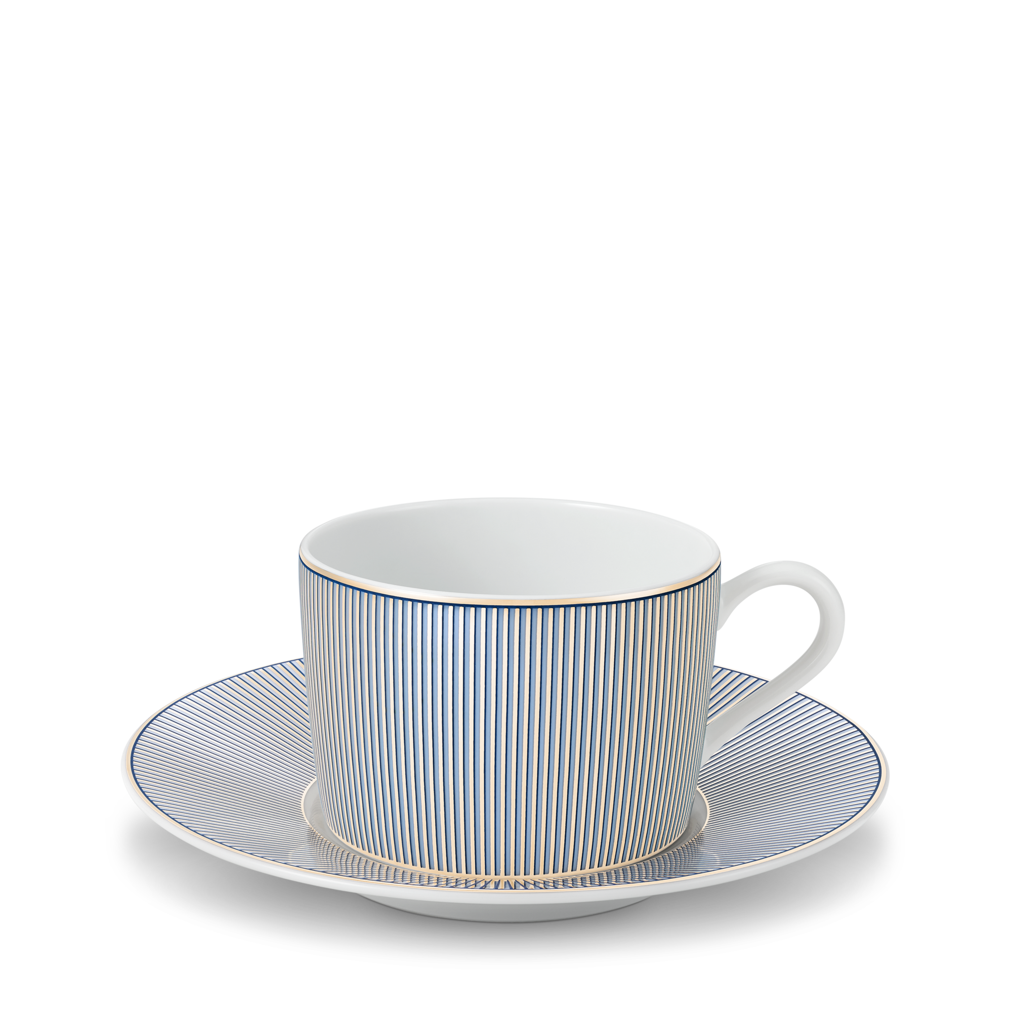 Dichroic Set Of 2 Teacups And Saucers  in Trunks, Travel and Home