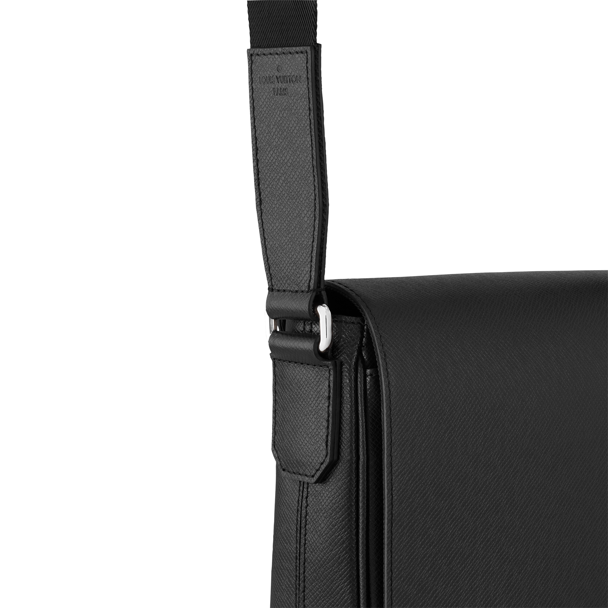 District PM Messenger Bag Taiga Leather in Men