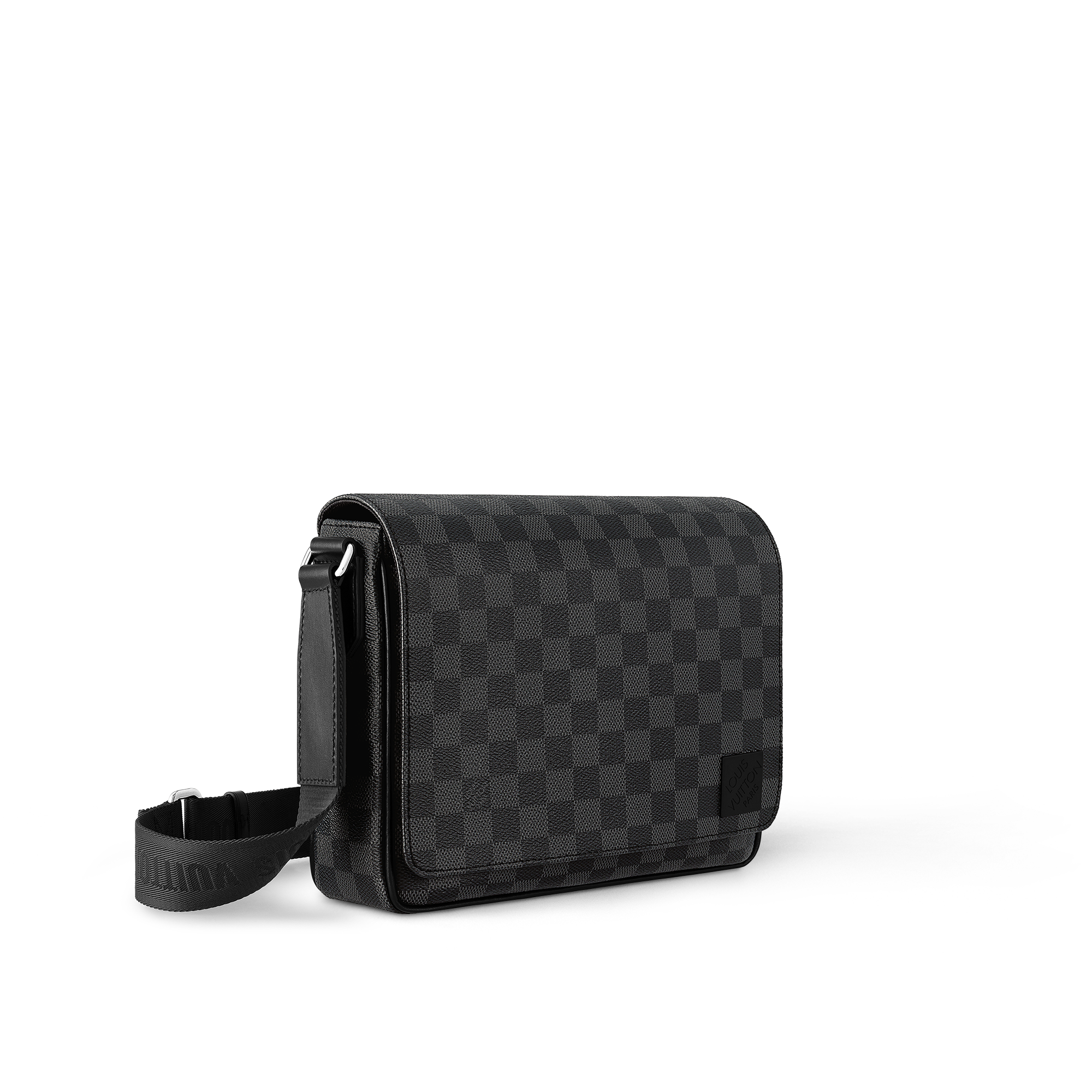 District PM Messenger Bag Damier Graphite Canvas in Men