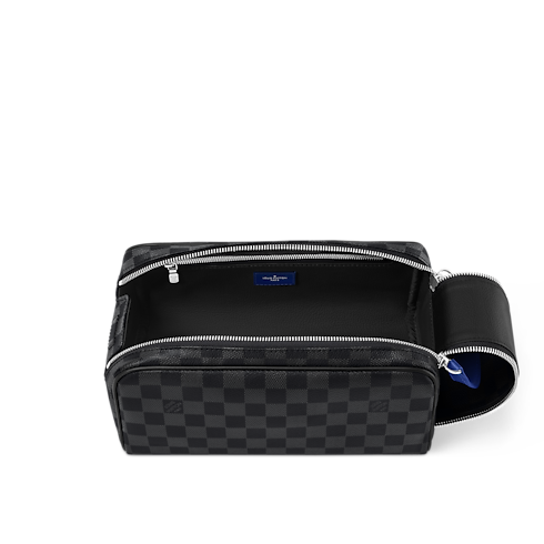 Dopp Kit Damier Graphite Canvas in Men's Travel Travel Accessories and Organisers collections by Louis Vuitton (Product zoom)
