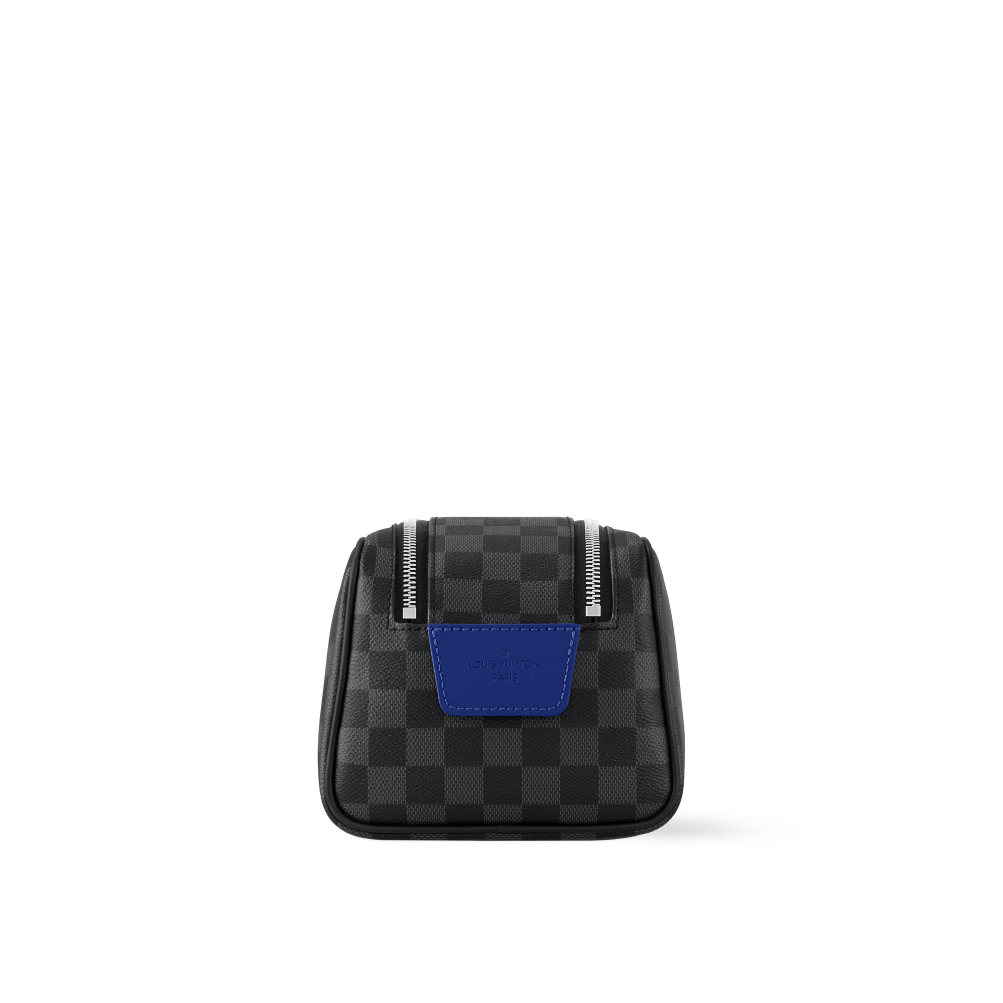 Dopp Kit Damier Graphite Canvas in Men