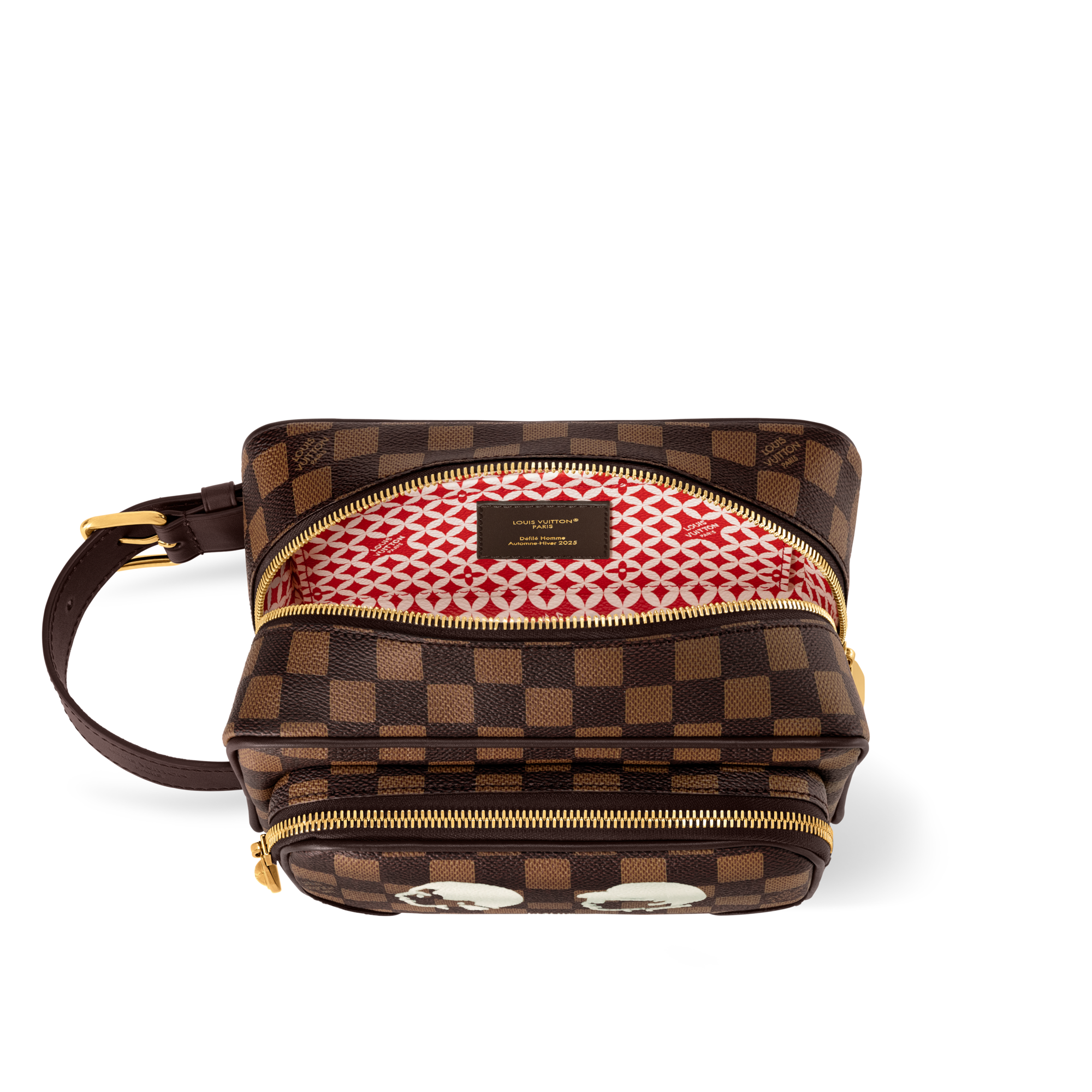 Dopp Kit Damier Ebene Canvas in Men