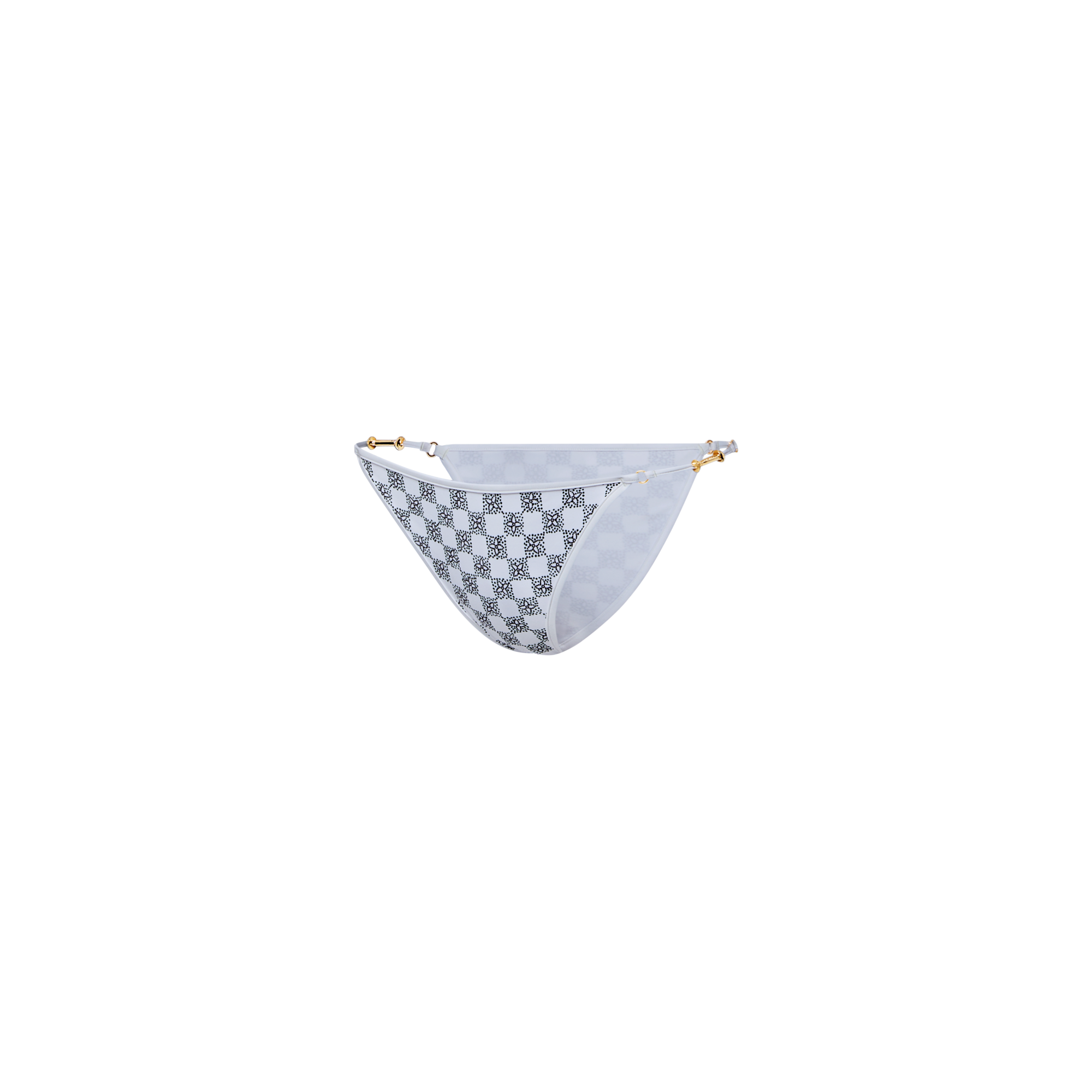 Dotted Damier Bikini Bottoms  in Women