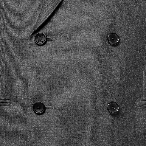 Double-Breasted Cashmere And Wool Blend Pont Neuf Jacket in Men's Ready-to-Wear Blazers and Jackets collections by Louis Vuitton (Product zoom)