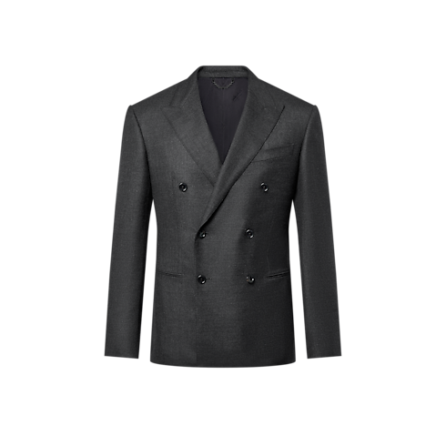 Double-Breasted Cashmere And Wool Blend Pont Neuf Jacket in Men's Ready-to-Wear Blazers and Jackets collections by Louis Vuitton (Product zoom)