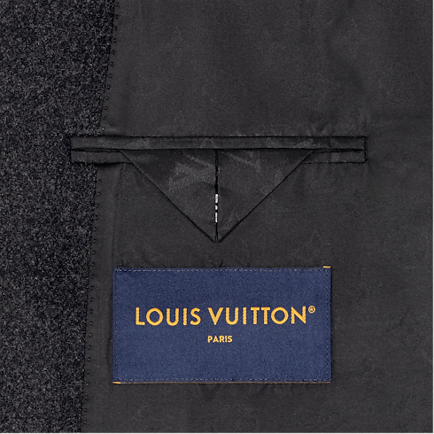 Double-Breasted Cashmere And Wool Blend Tailored Coat in Men's Ready-to-Wear Outerwear and Coats collections by Louis Vuitton (Product zoom)