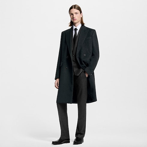 Double-Breasted Tailored Coat in Men's Ready-to-Wear Outerwear and Coats collections by Louis Vuitton (Product zoom)