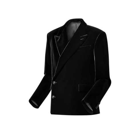 Double-Breasted VeLVet Jacket in Men's Ready-to-Wear Blazers and Jackets collections by Louis Vuitton (Product zoom)