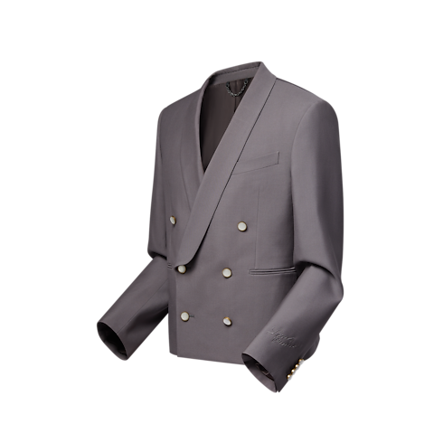Double-Breasted Wool Evening Jacket in Men's Ready-to-Wear Blazers and Jackets collections by Louis Vuitton (Product zoom)