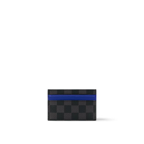 Double Card Holder Damier Graphite Canvas in Men's Wallets and Small Leather Goods All Wallets and Small Leather Goods collections by Louis Vuitton (Product zoom)
