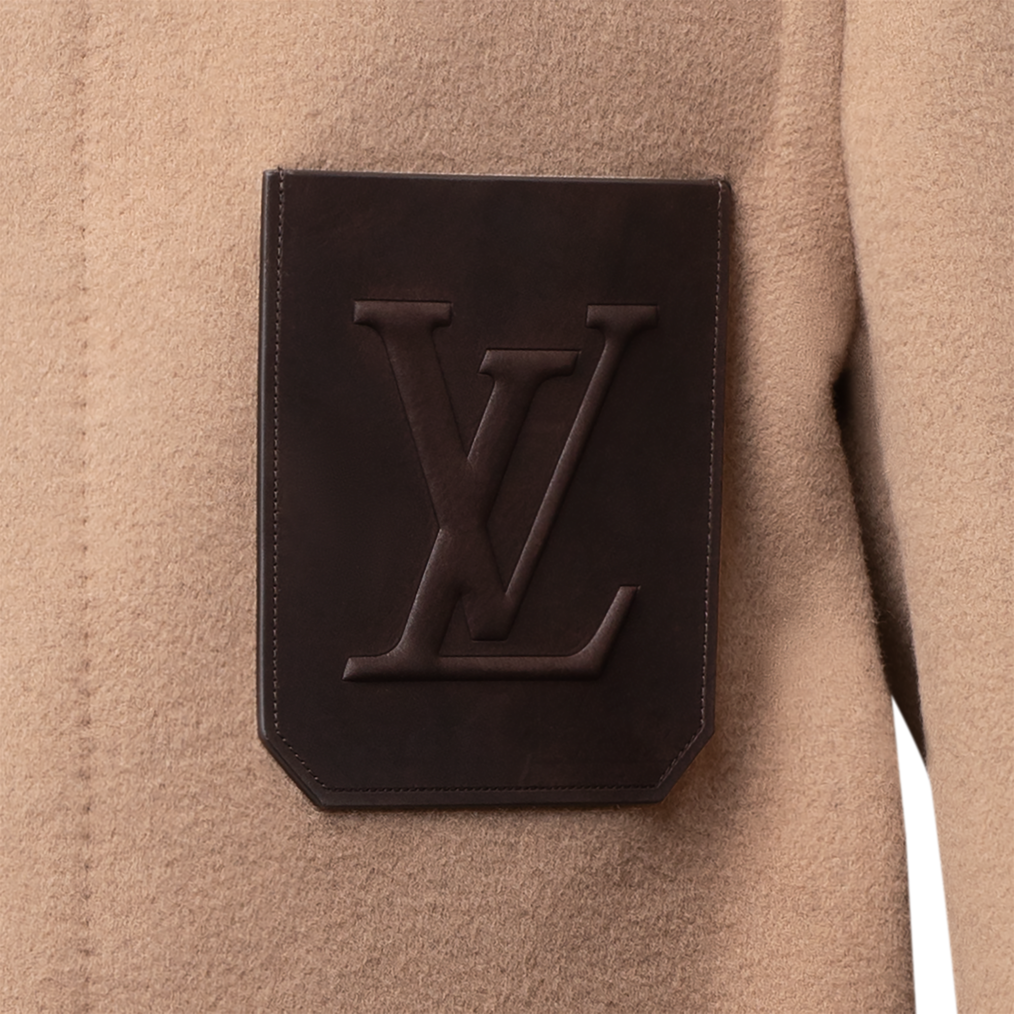 Double Face Car Coat With Signature Pocket  in Men