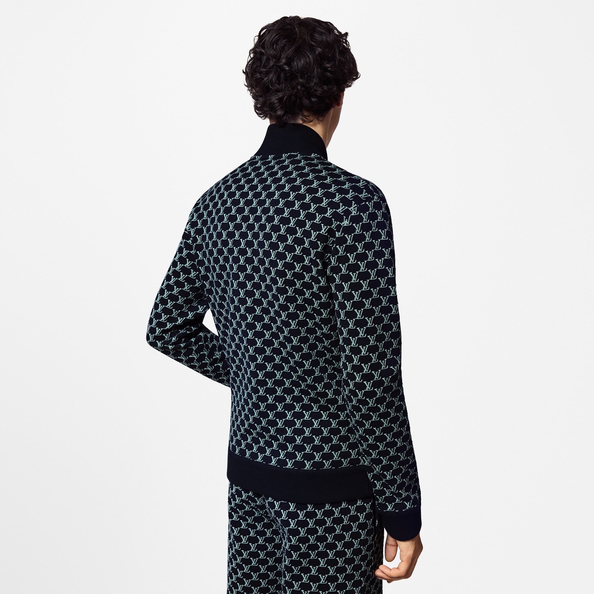 Double Face Cotton Jersey Bomber  in Men