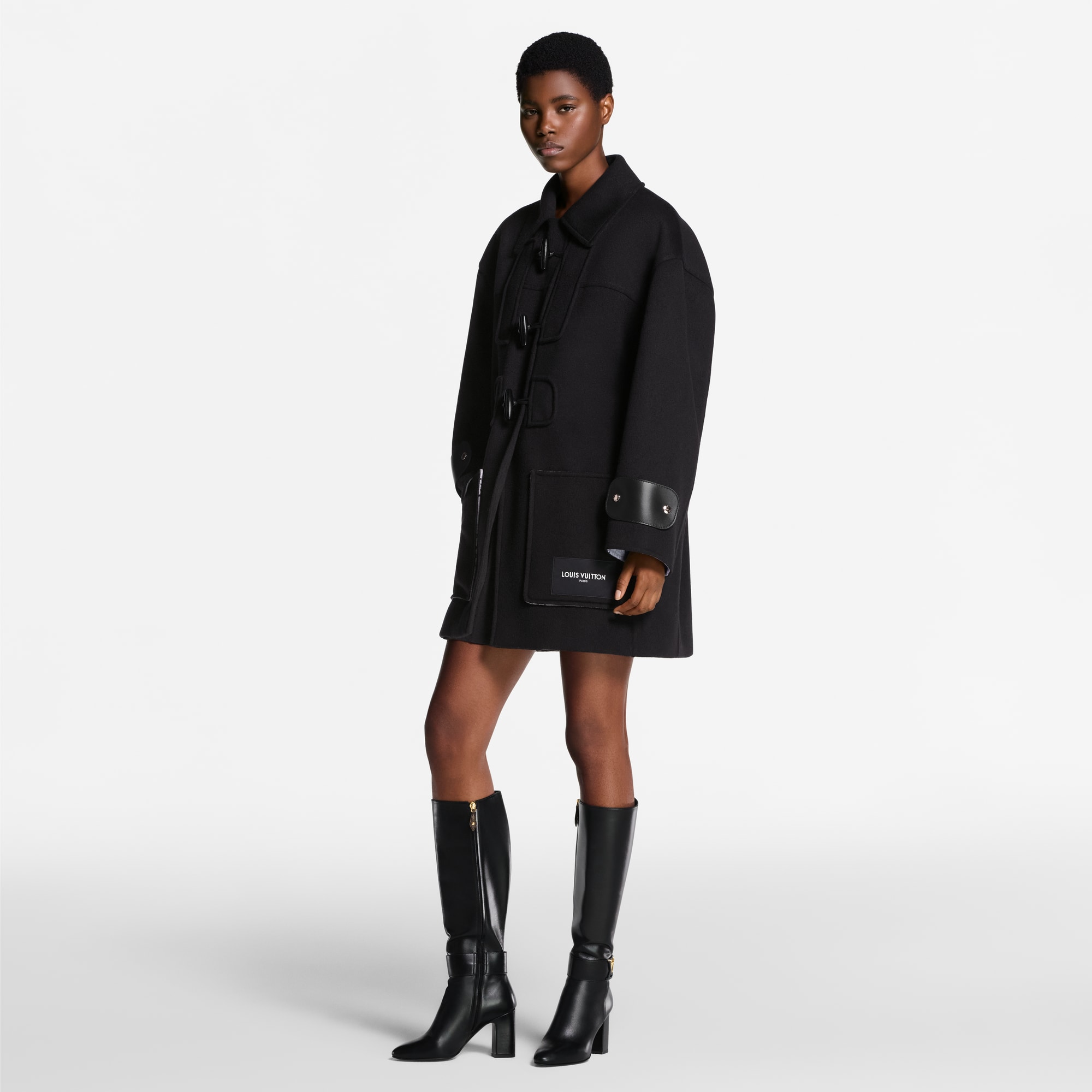 Double Face Duffle Coat  in Women