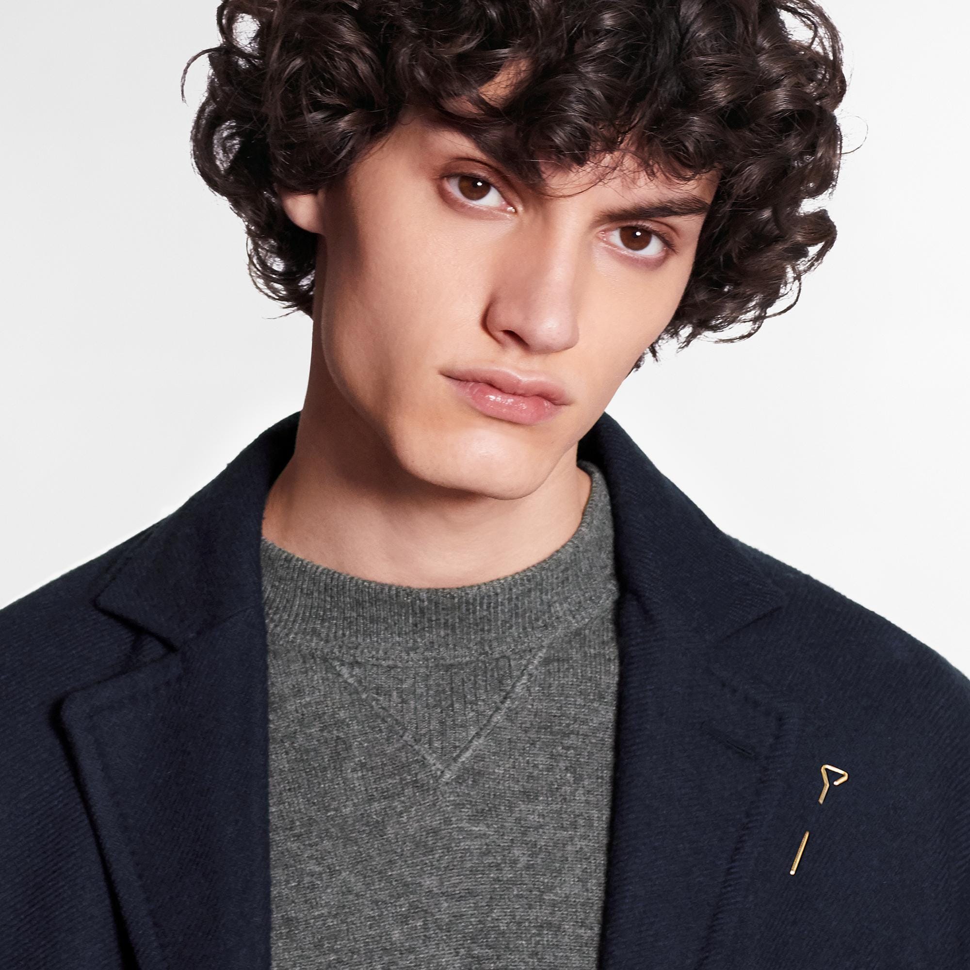 Double-Face Monogram Coat  in Men