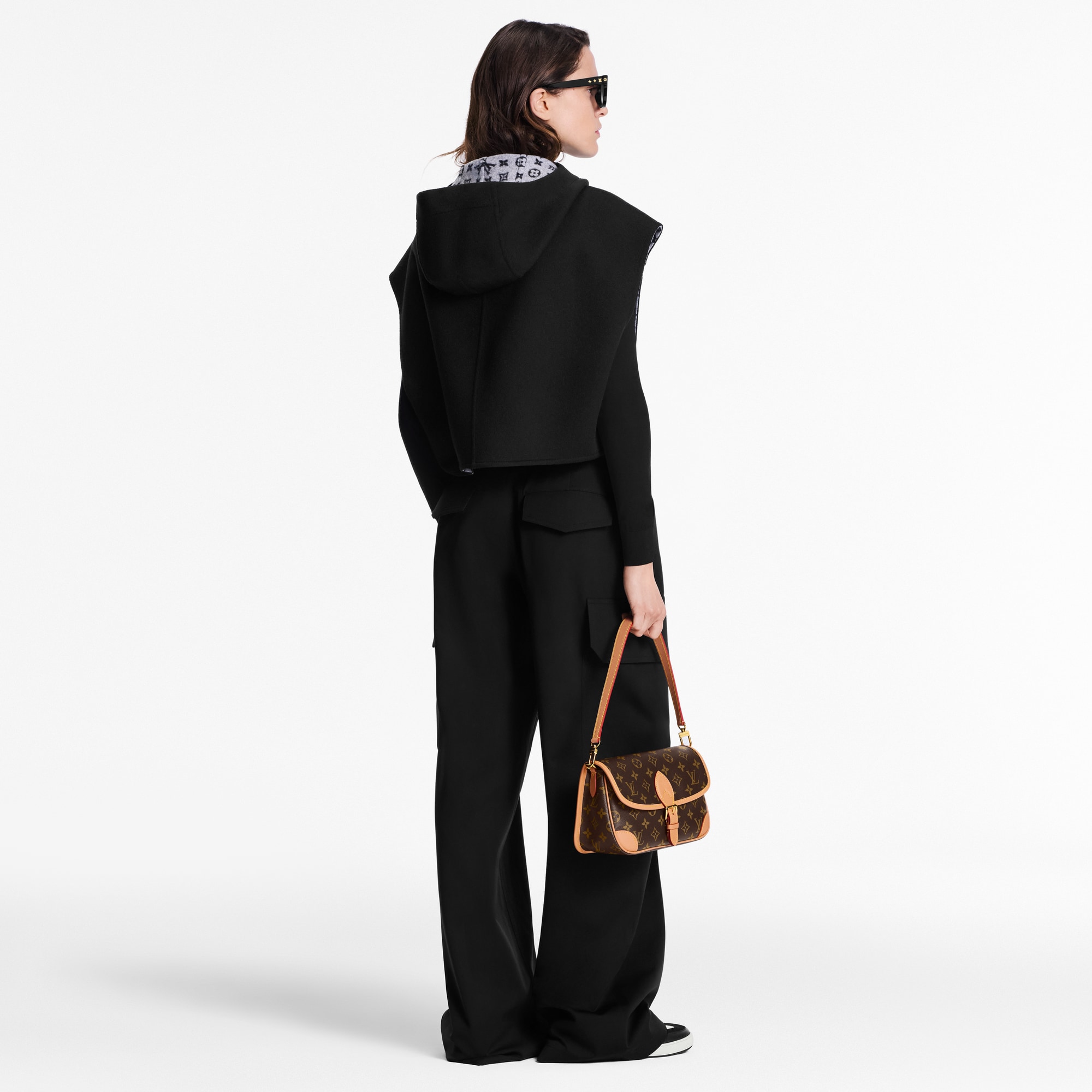 Double Face Open-Arm Jacket  in Women
