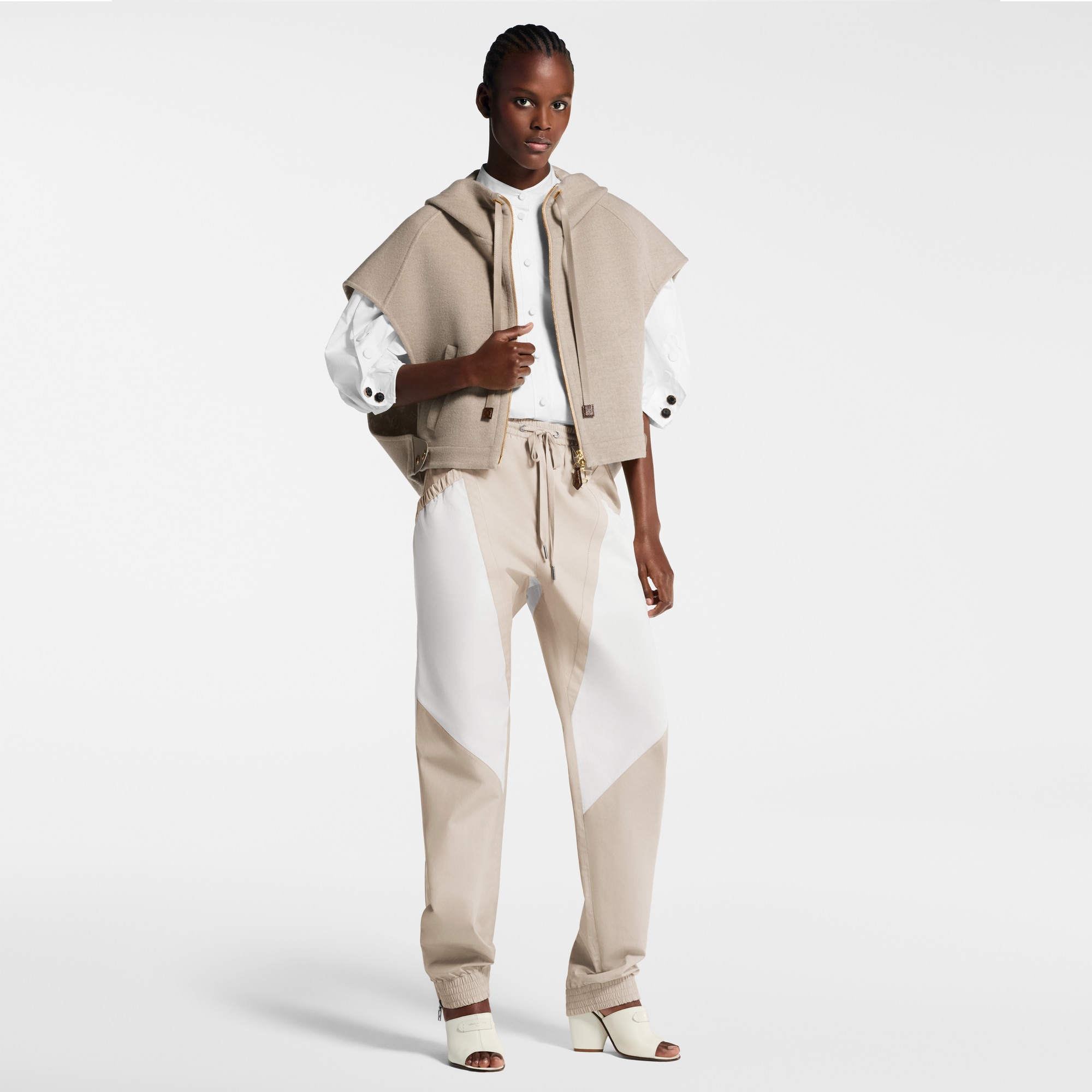 Double Face Open-Arm Jacket  in Women
