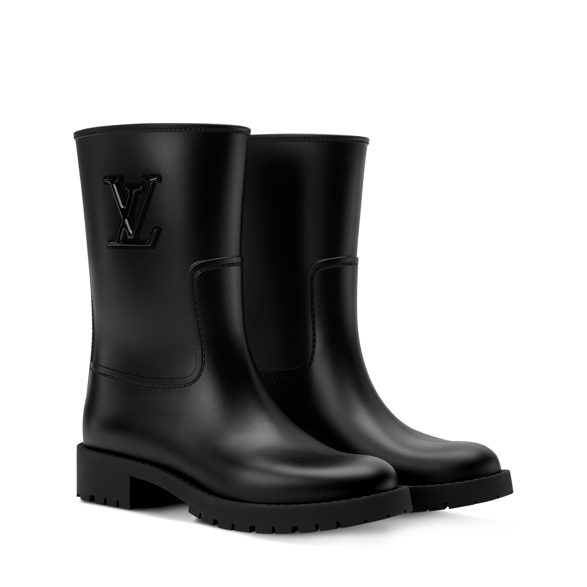 ブランド別 ルイヴィトン LOUIS VUITTON ロングブーツ ラビットファー 