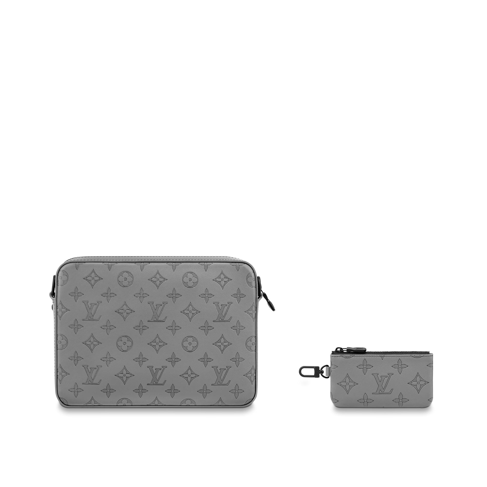 louis vuitton grey shoulder bag