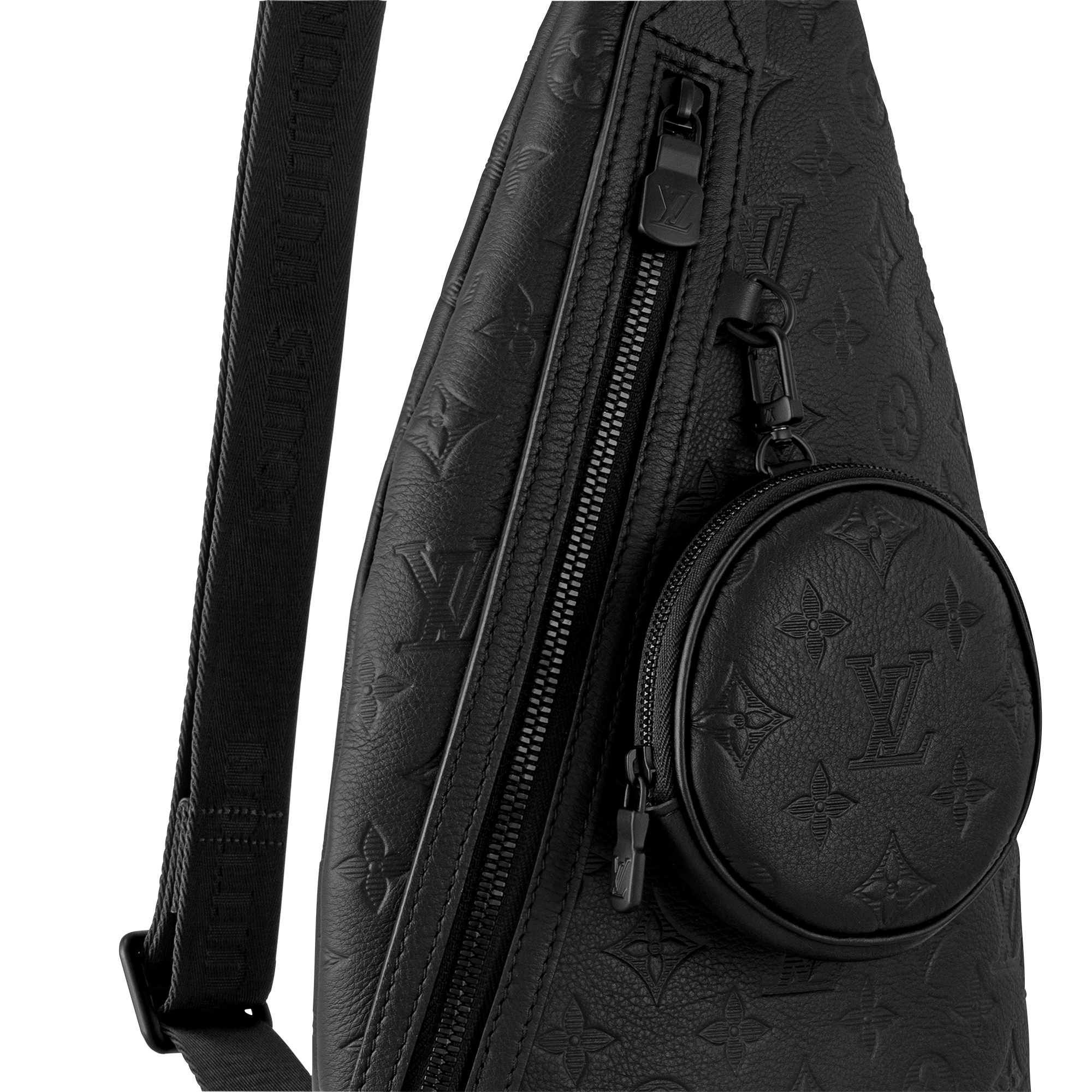 Duo Slingbag Monogram Shadow Leather in Men
