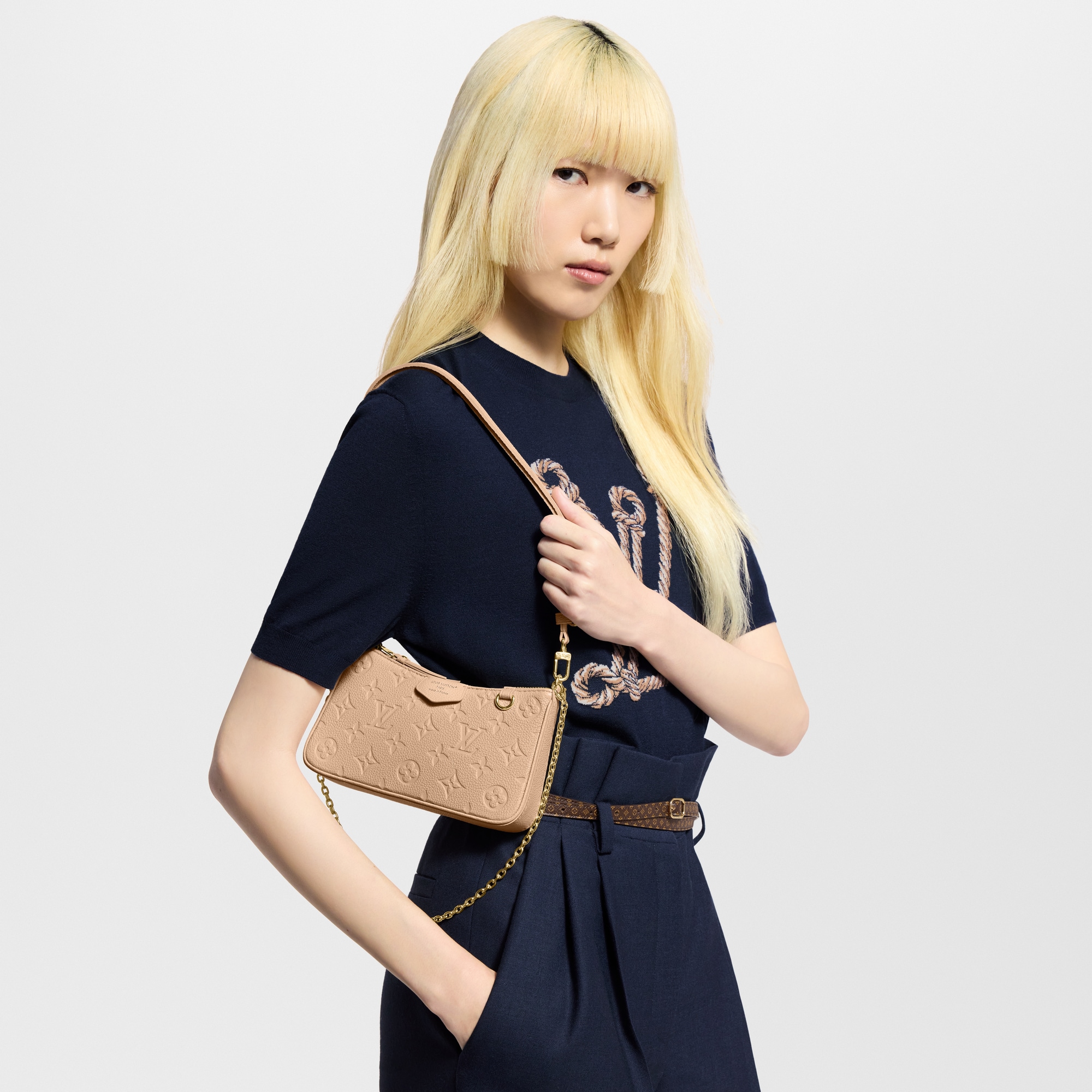 Easy Pouch Monogram Empreinte Leather in Women