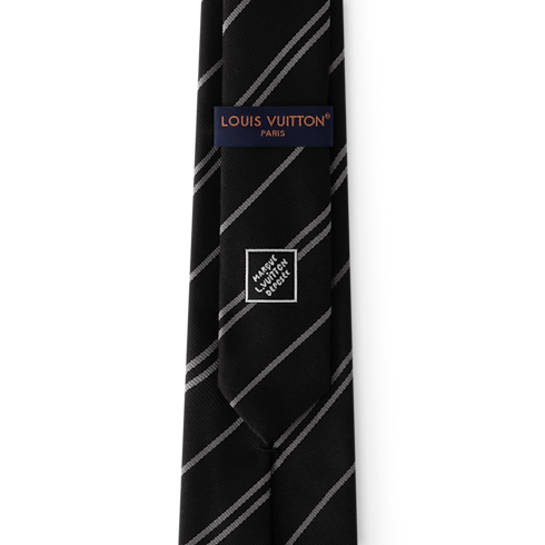 Ecu Stripes Tie S00 in Men's Accessories Ties and Pocket Squares collections by Louis Vuitton (Product zoom)