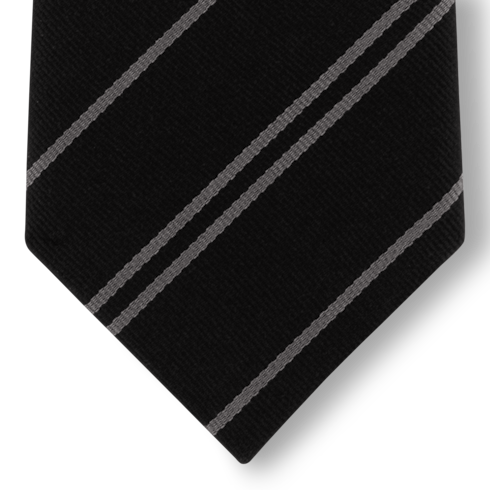 Ecu Stripes Tie S00 in Men's Accessories Ties and Pocket Squares collections by Louis Vuitton (Product zoom)