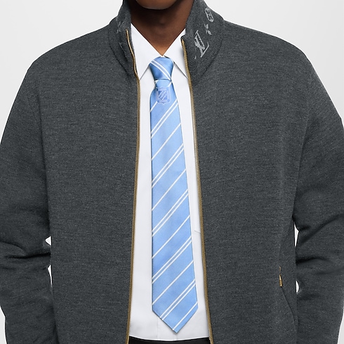 Ecu Stripes Tie S00 in Men's Accessories Ties and Pocket Squares collections by Louis Vuitton (Product zoom)