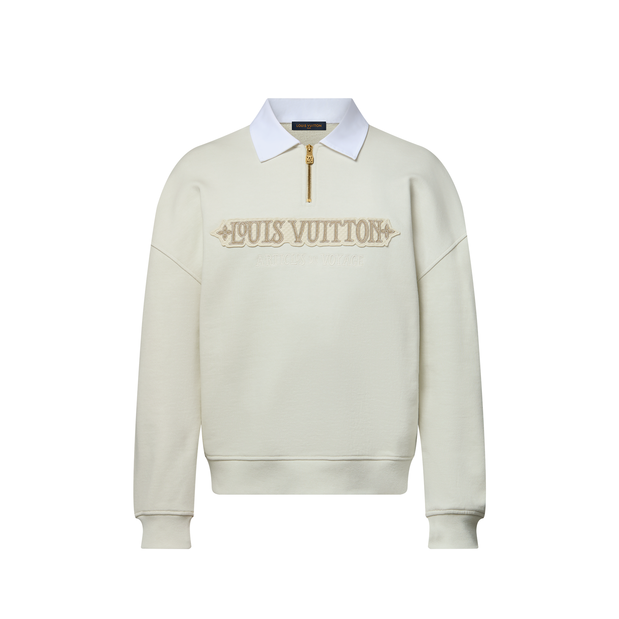 Embellished Half Zip Sweatshirt  in Men