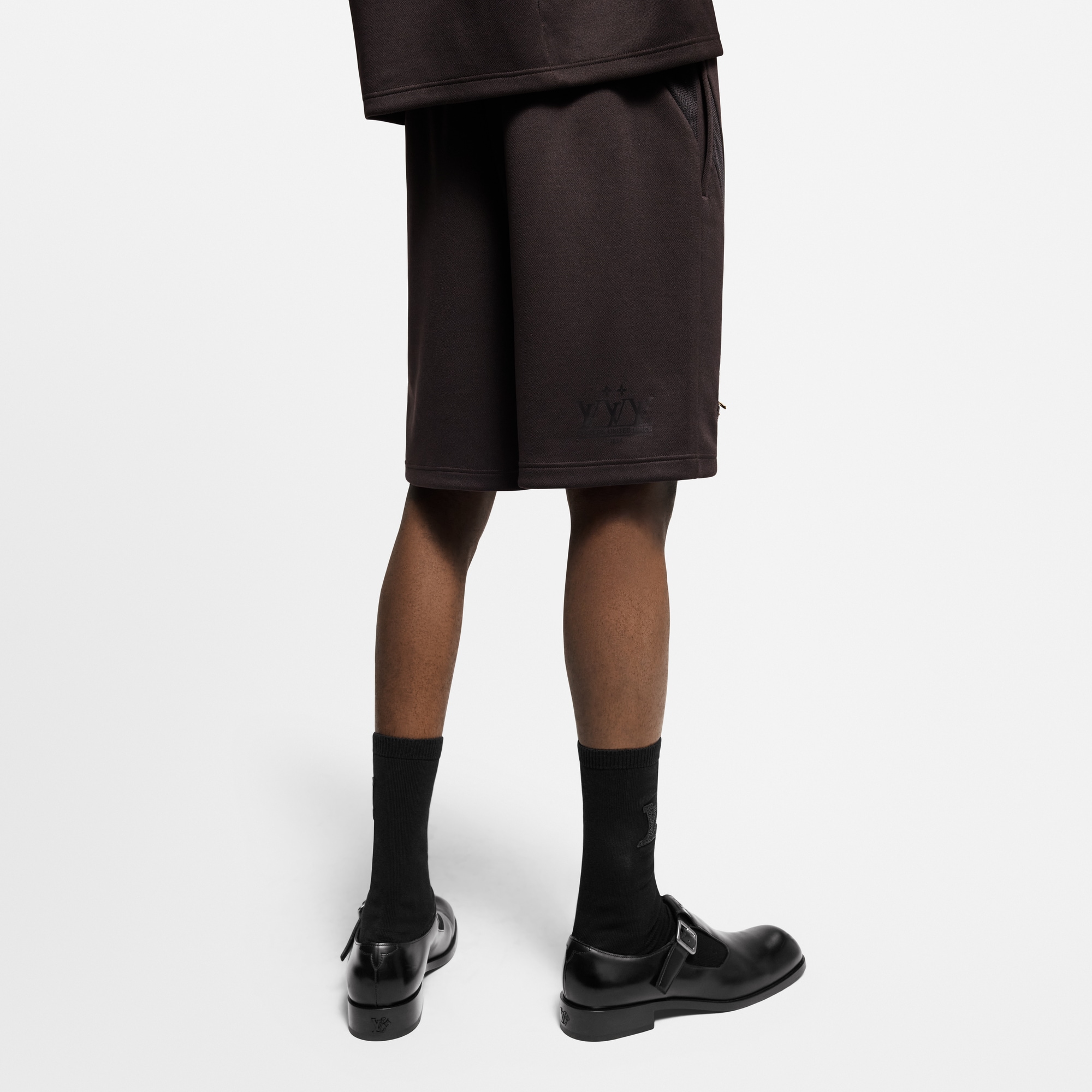 Embellished Jersey Shorts  in Men