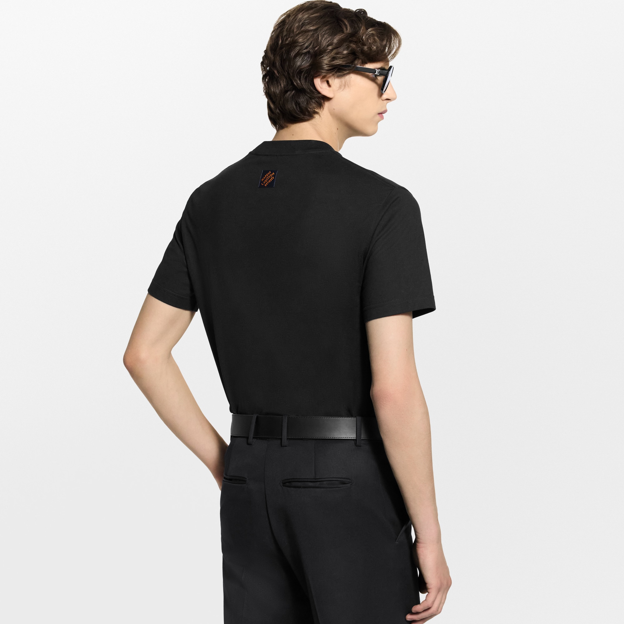 Embellished Signature Short-Sleeved T-Shirt  in Men