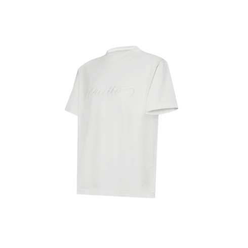 Embellished Signature Short-Sleeved T-Shirt in Men's Ready-to-Wear T-Shirts and Polos collections by Louis Vuitton (Product zoom)
