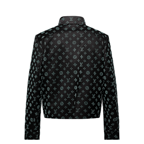 Embellished Silk Flight Suit Jacket in Men's Ready-to-Wear Outerwear and Coats collections by Louis Vuitton (Product zoom)