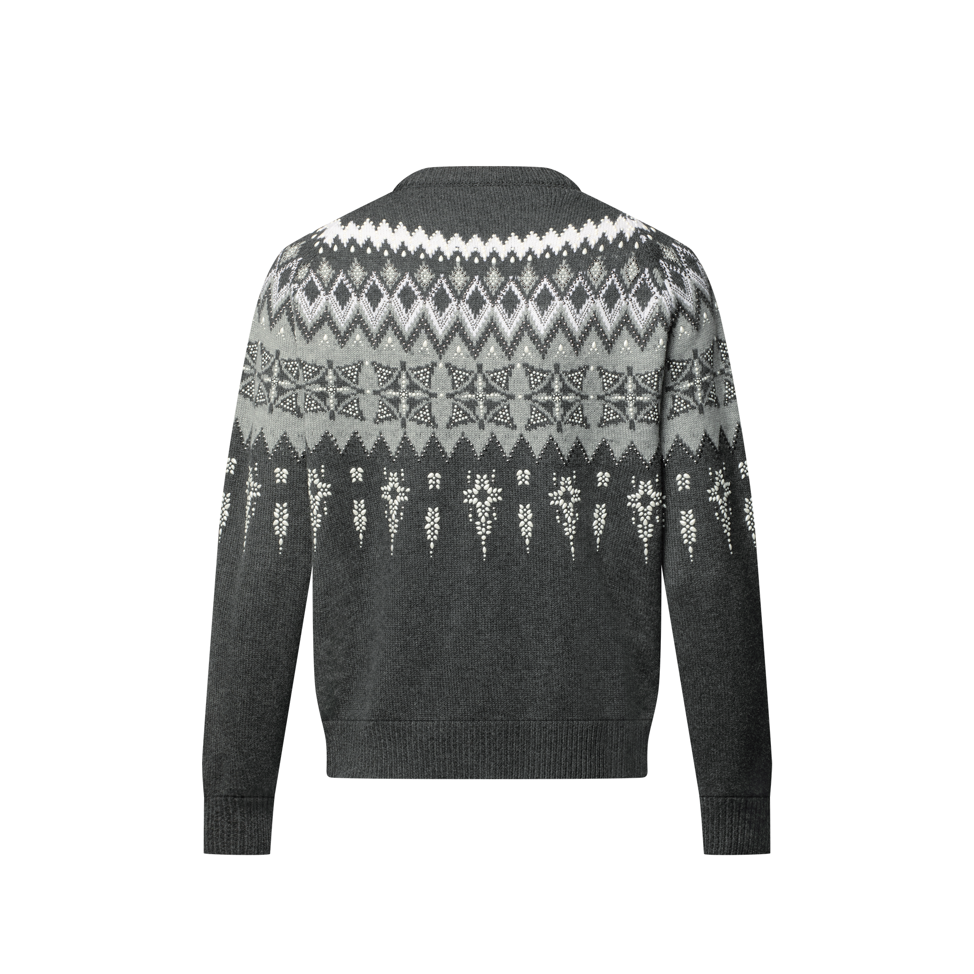 Embellished Wool-Cashmere Blend Pullover  in New