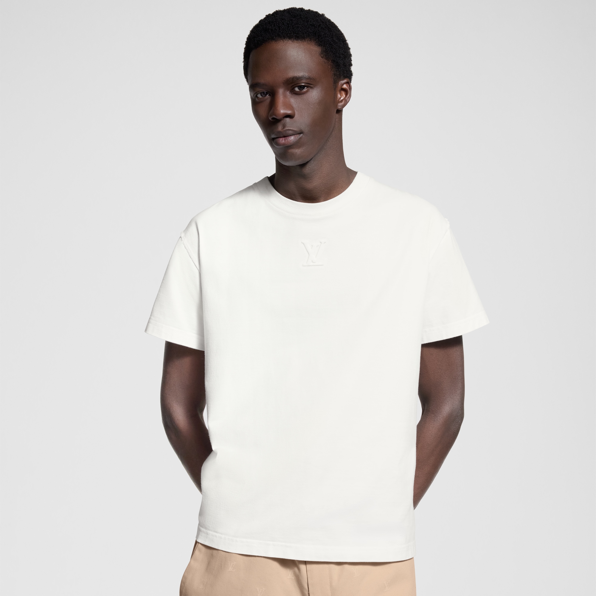 Embossed LV T-Shirt  in Men