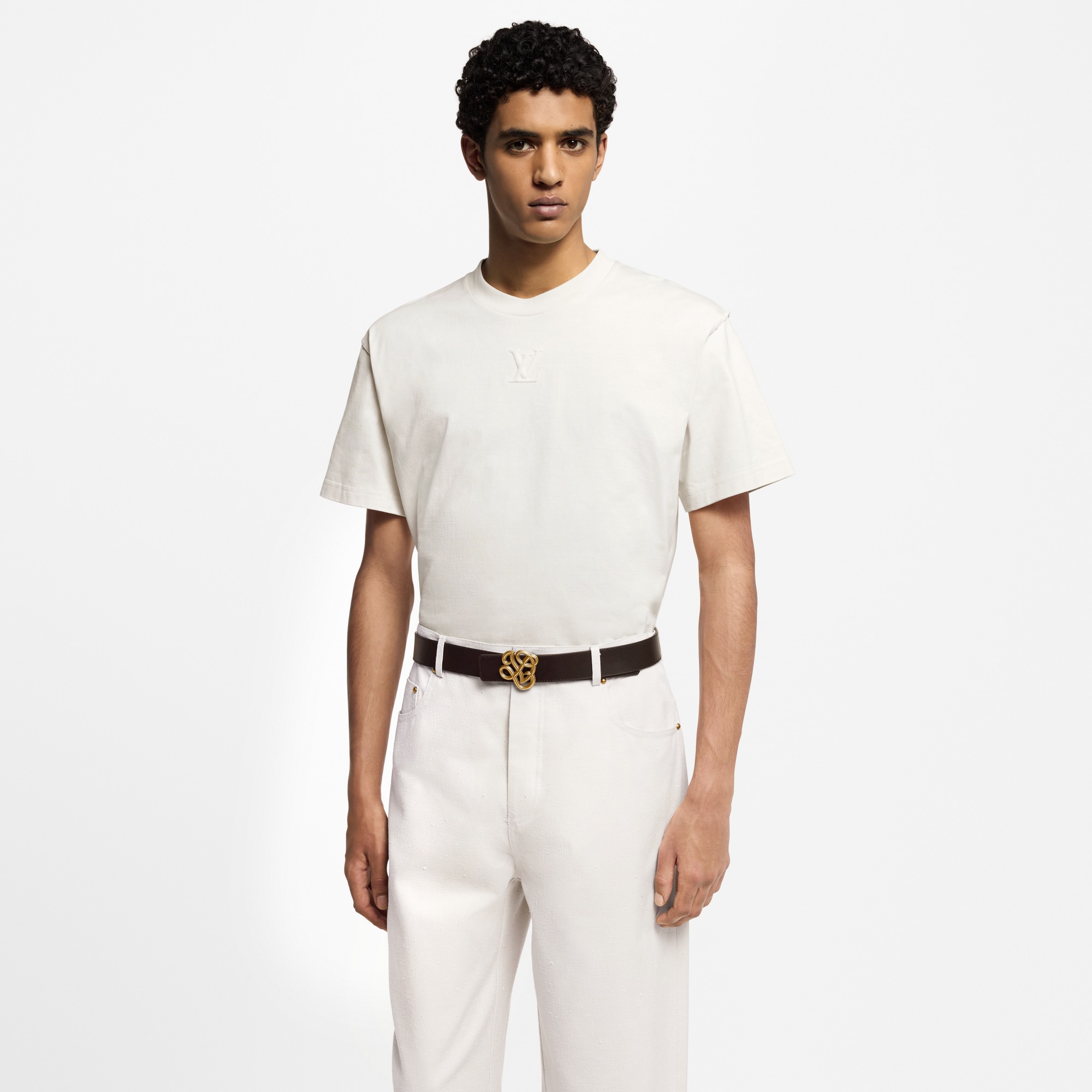 Embossed LV T-Shirt  in Men
