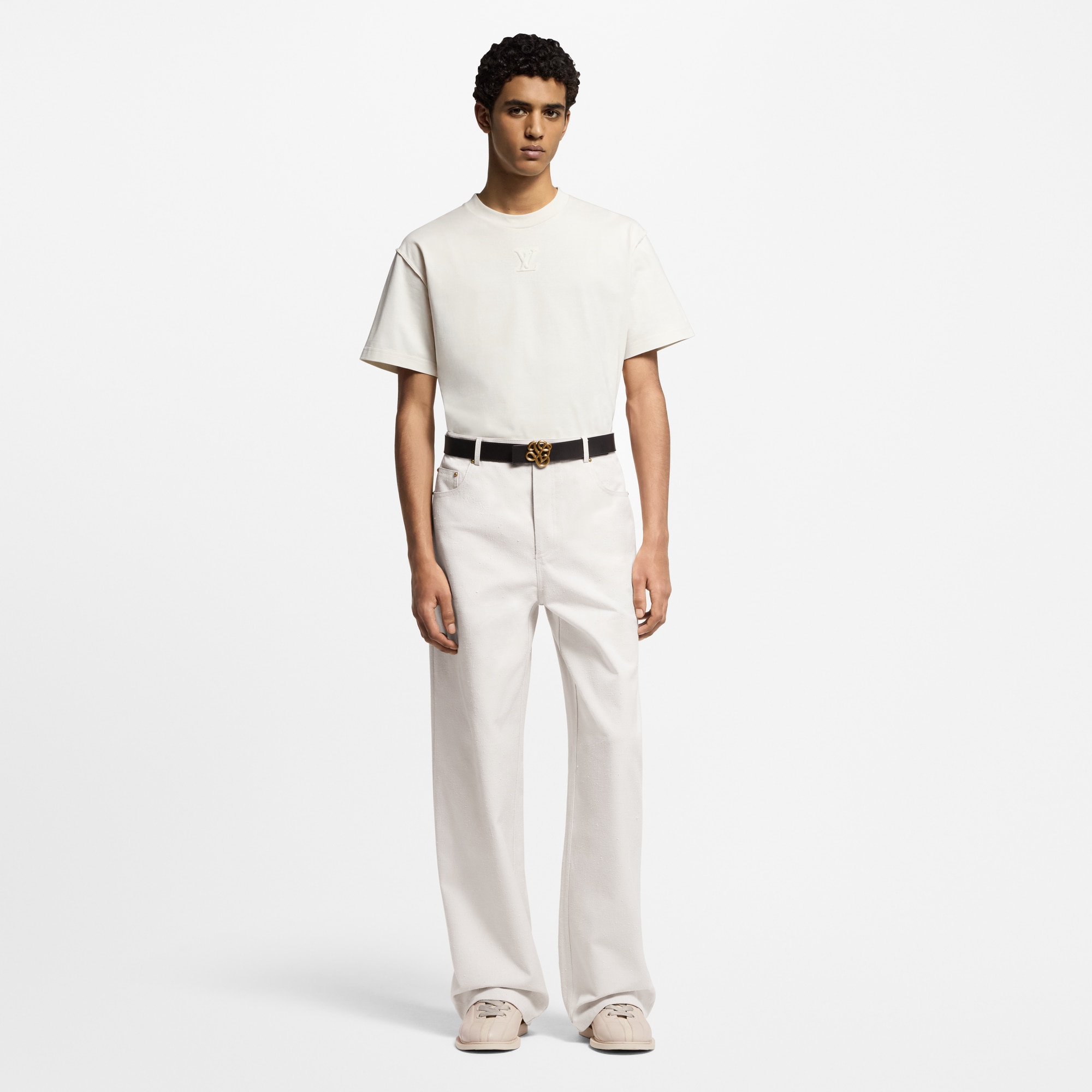 Embossed LV T-Shirt  in Men