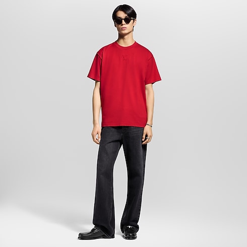 Embossed LV T-Shirt in Men's Ready-to-Wear T-Shirts and Polos collections by Louis Vuitton (Product zoom)