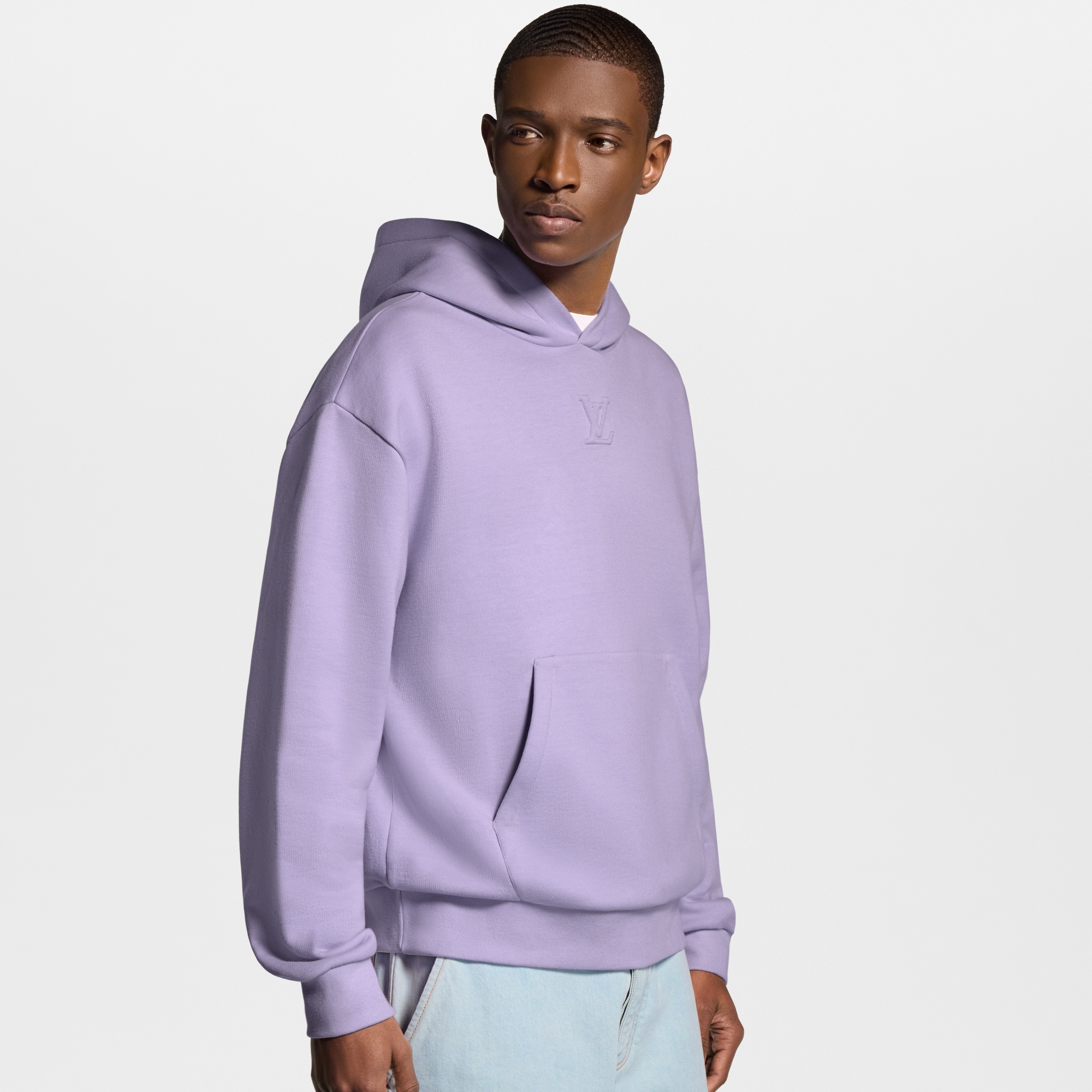 Embossed Signature Cotton Hoodie - Ready-to-Wear 1AJRLP | LOUIS 