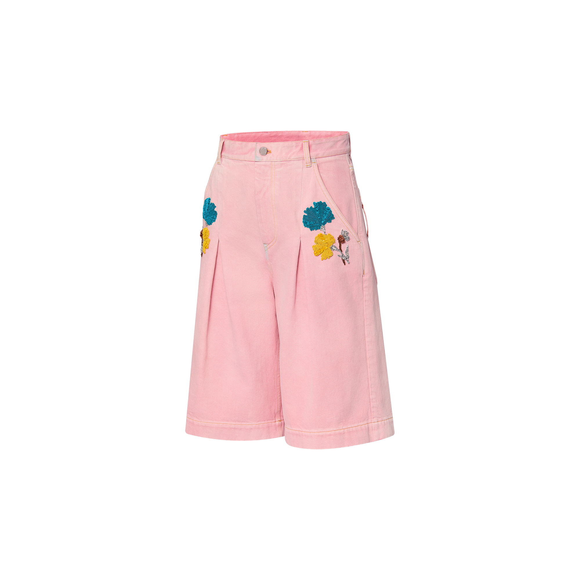 Embroidered Accent Bermuda Shorts - Ready-to-Wear | LOUIS VUITTON