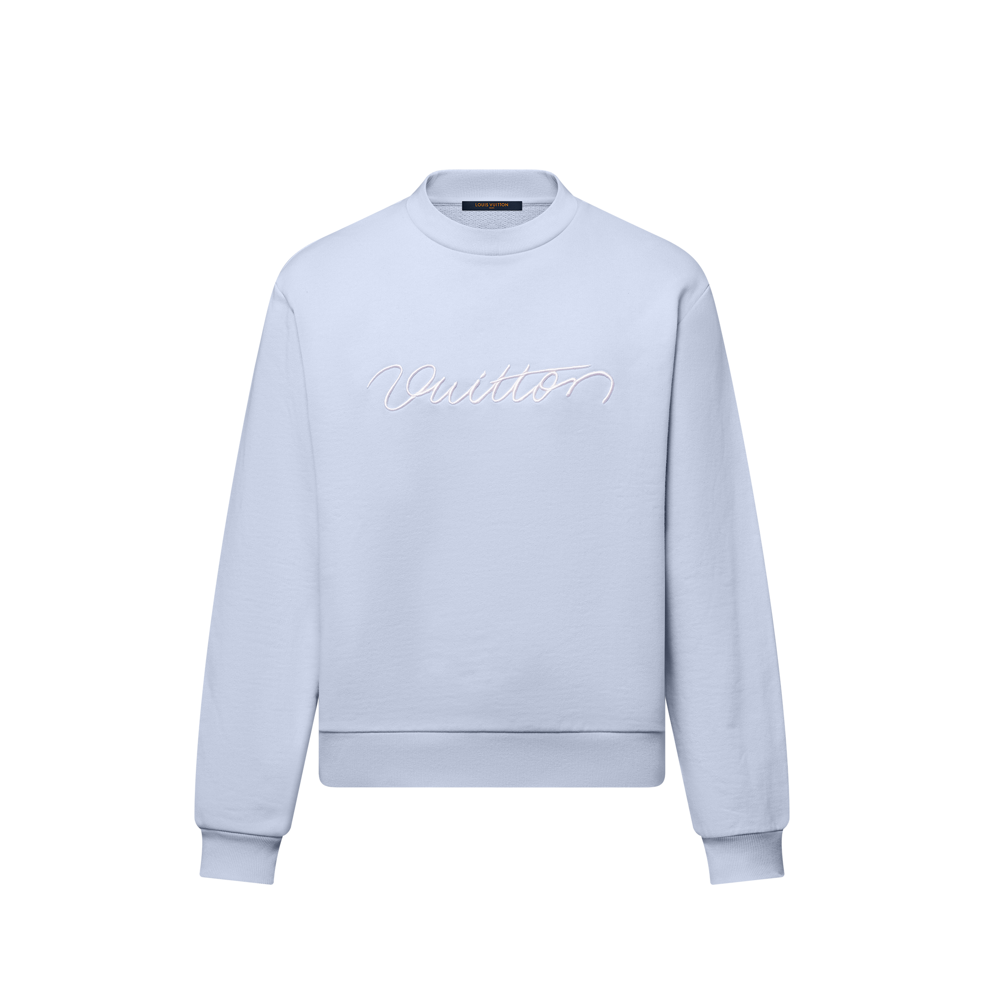 Embroidered Cotton Crewneck  in Women
