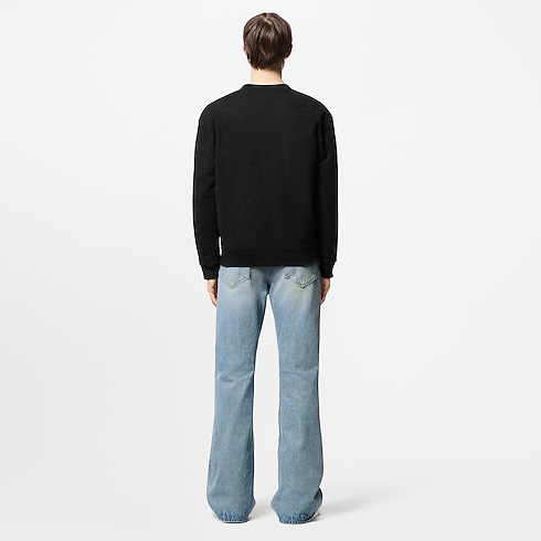 Embroidered Cotton Jersey Crewneck in Men's Ready-to-Wear Knitwear and Sweatshirts collections by Louis Vuitton (Product zoom)