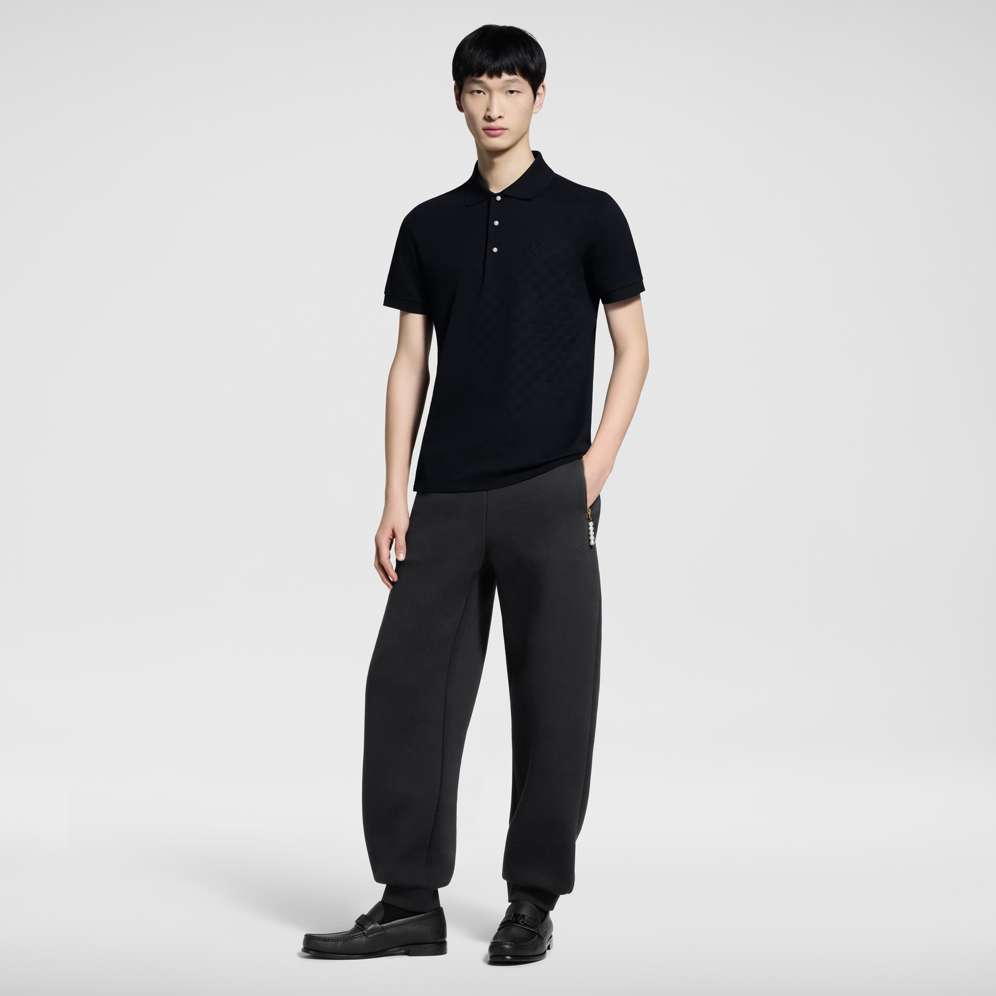 Embroidered Jersey Jogpants  in Men
