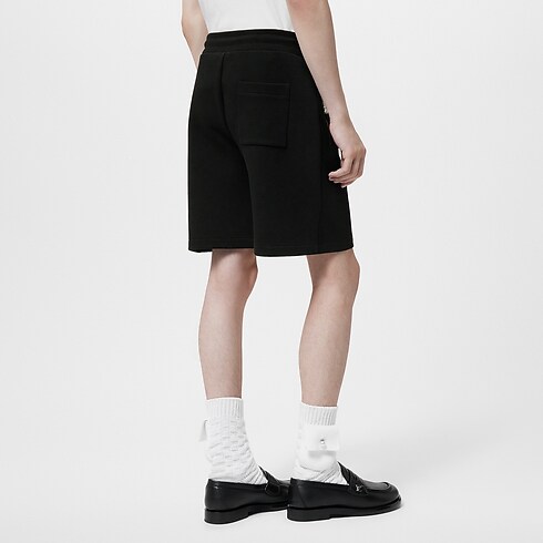Embroidered Jersey Shorts in Men's Ready-to-Wear Trousers collections by Louis Vuitton (Product zoom)