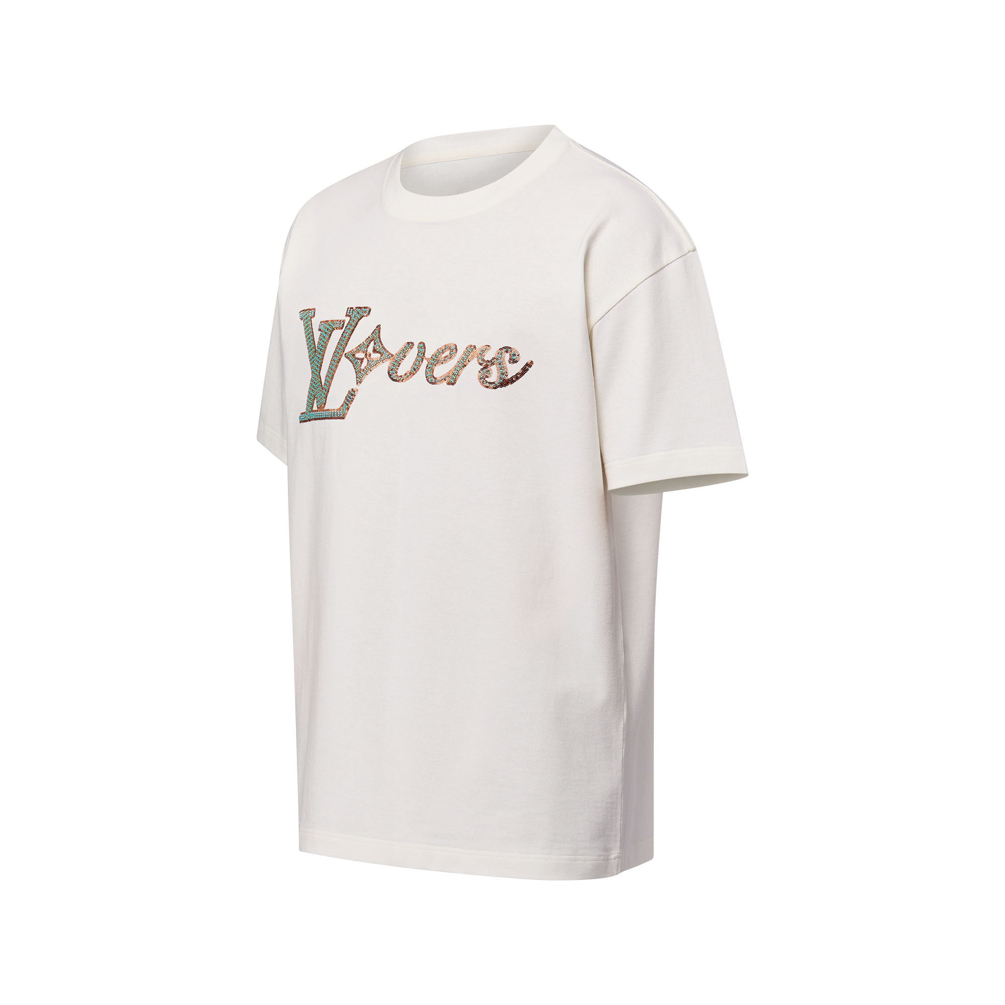 LOUIS VUITTON ルイヴィトン Tシャツ 刺繍 ロゴマーク L