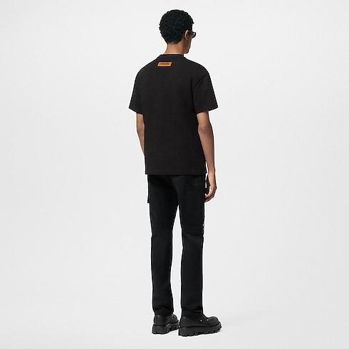 Embroidered Signature Cotton T-Shirt in Men's Ready-to-Wear T-Shirts and Polos collections by Louis Vuitton (Product zoom)