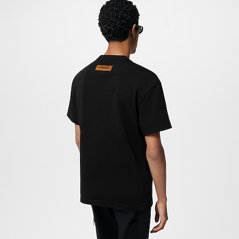 Embroidered Signature Cotton T-Shirt in Men's Ready-to-Wear T-Shirts and Polos collections by Louis Vuitton (Product zoom)