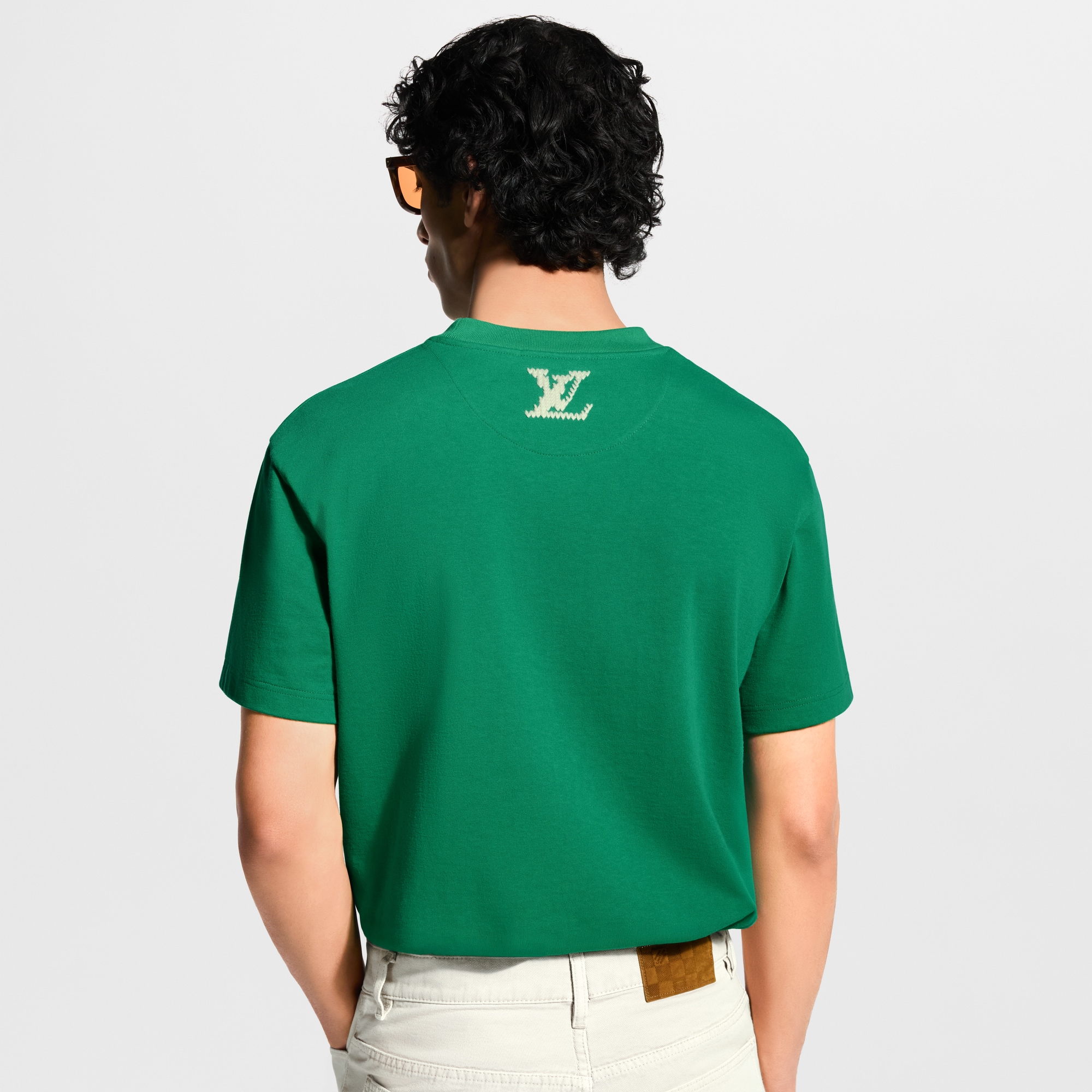 Embroidered Signature Short-Sleeved T-Shirt - Ready-to-Wear 1AK6IB 