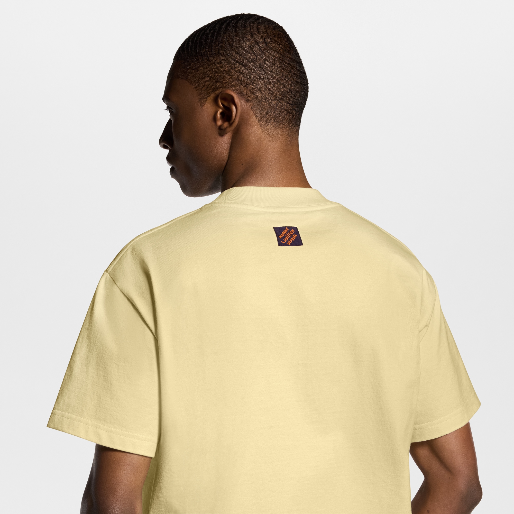 LOUIS VUITTON イエロー Tシャツ Mサイズ AUTHENTIC LOUIS VUITTON MEN 