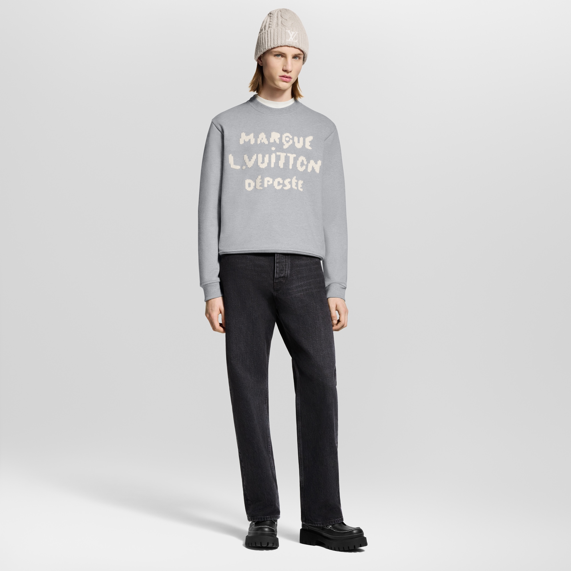 Embroidered Signature Sweatshirt  in Men