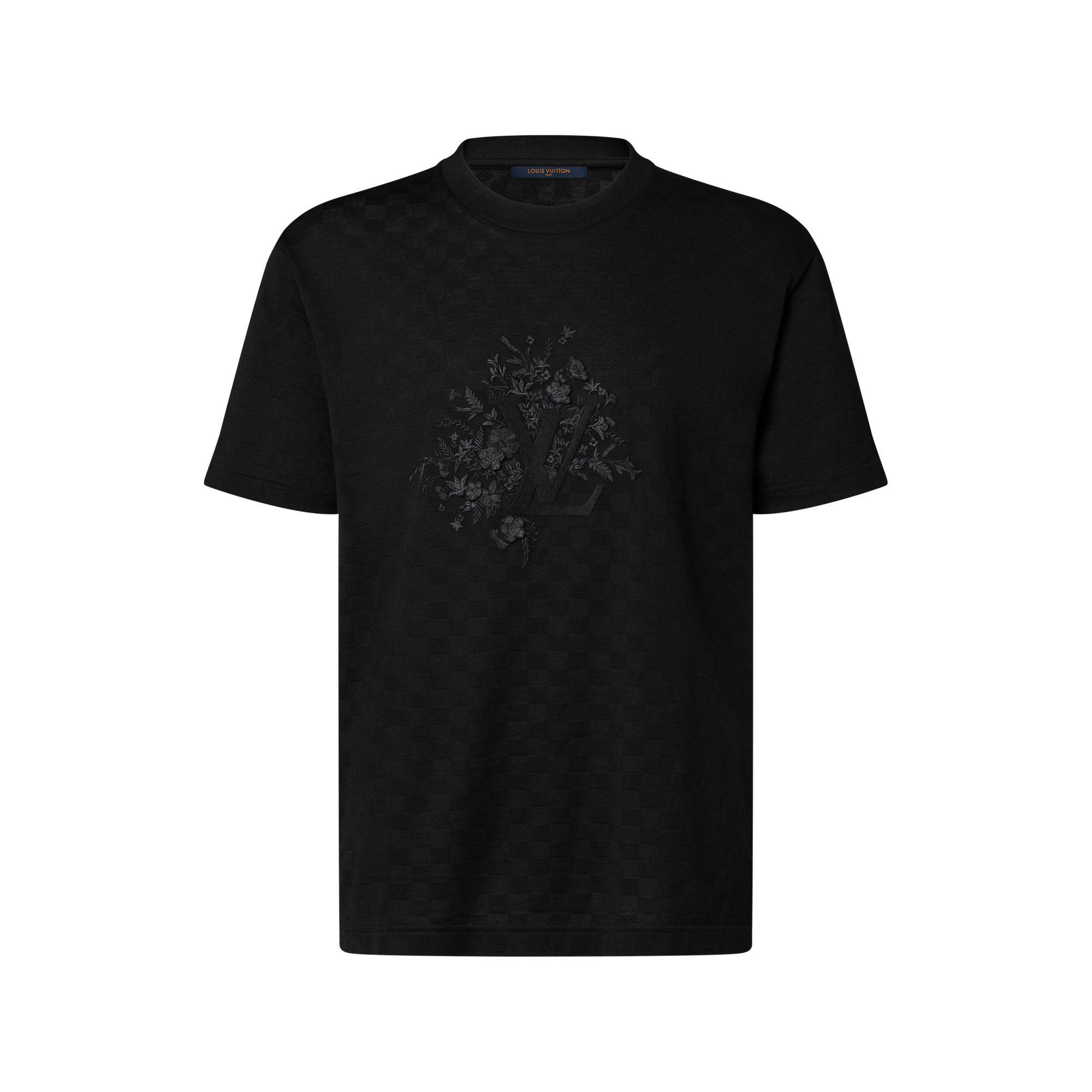 高評価 Louis Vuitton ブラック Tシャツ グラフィックプリント XL 